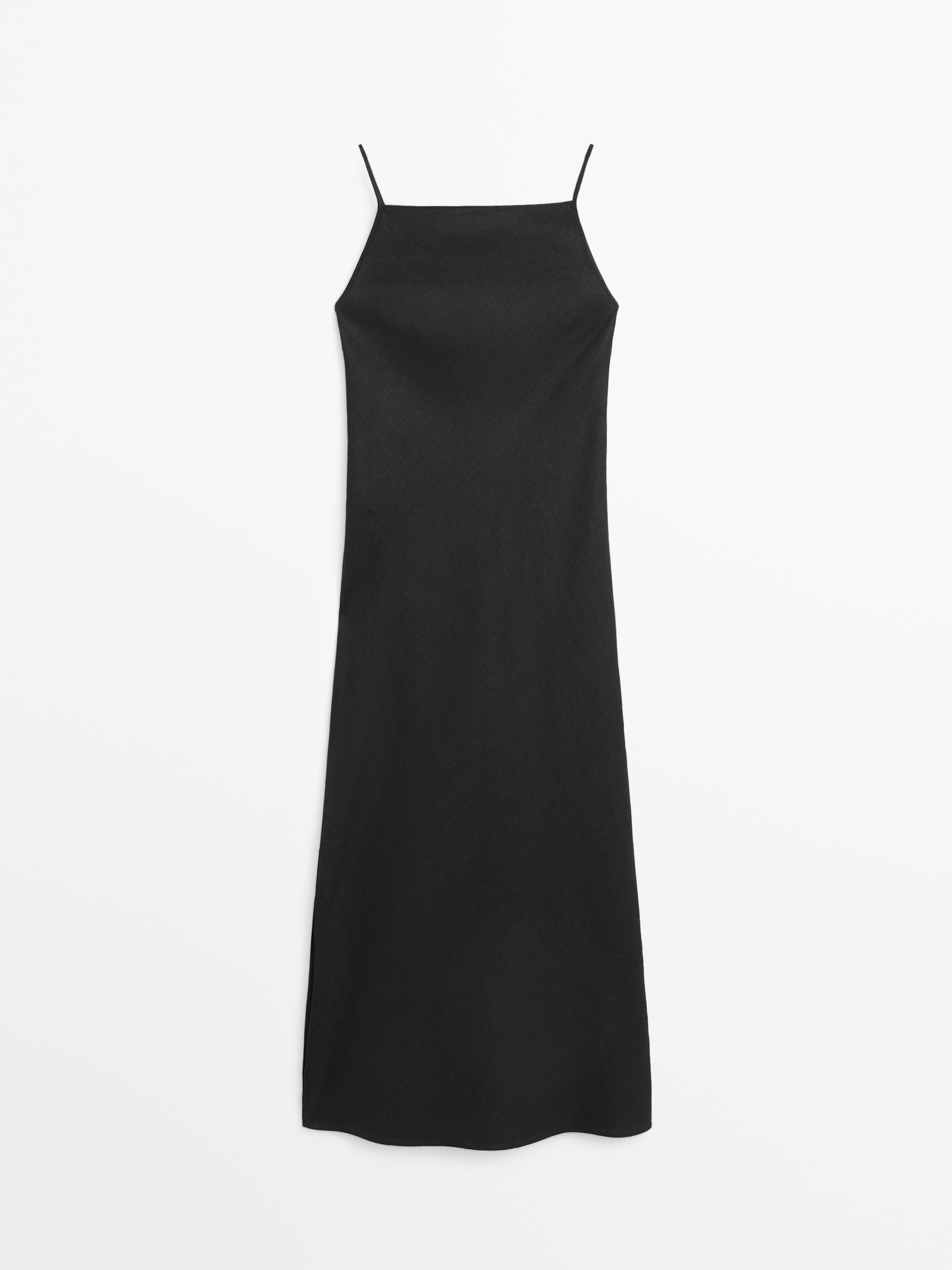 Robe midi 100 % lin